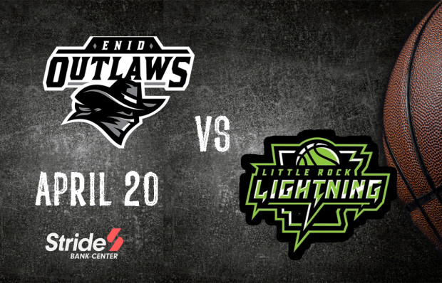 Outlaws vs. Little Rock Lightning April 20th