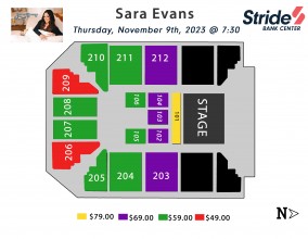 Sara Evans Seating Chart