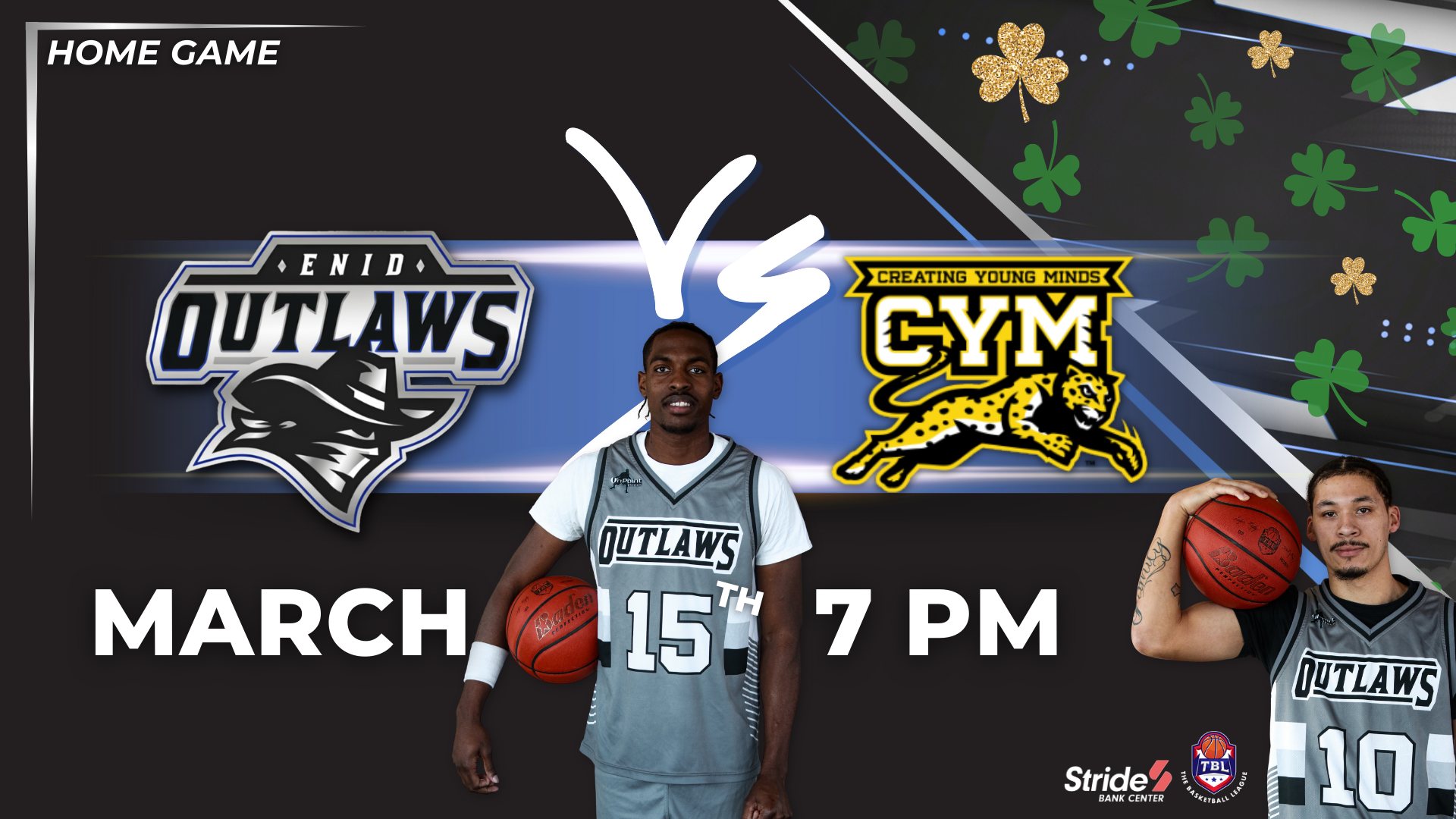 Enid Outlaws vs CYM | St Patricks Day
